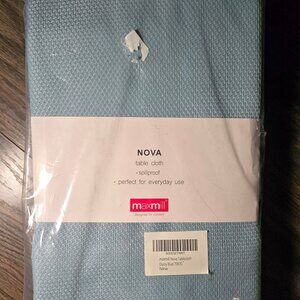 NOVA Dusty Blue Woven Polyester Cloth Tablecloth NEW/SIZE 70X70 RECTANGLE